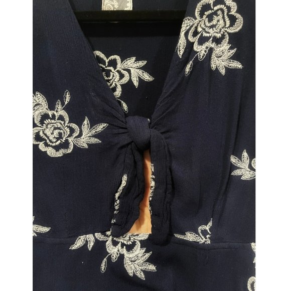 SAGE AND SADIE Scarlett Navy Blue Mini Dress - Picture 5 of 10